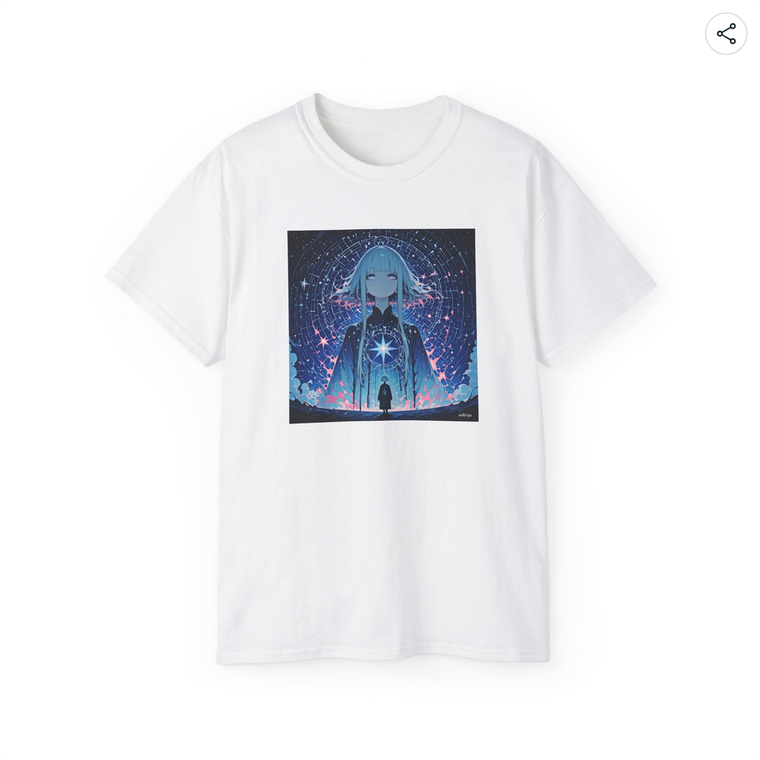 soltriya image with the words: Higher Self Lounge Tee